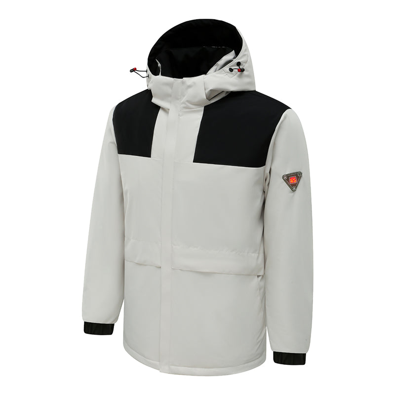 2025 Cotton Heating Jacket for Men & Women Waterproof  Windproof and Velvet 360° All-Round Large Area Heating (With Battery)