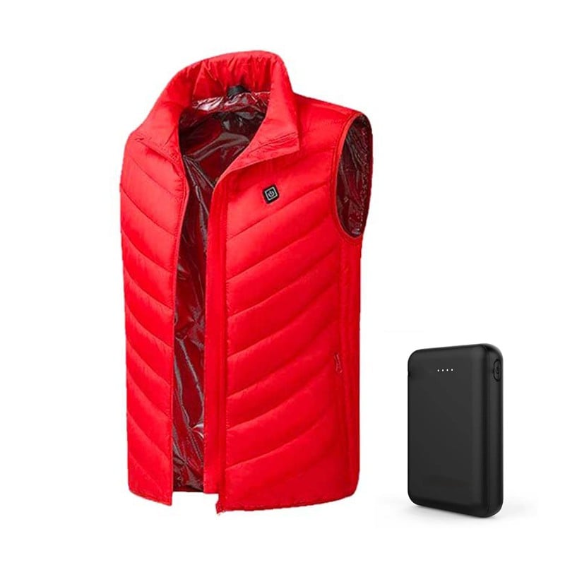 2024 Updated Version Two-touch LED Controller Heated Vest For Men & Women （With Battery Pack）