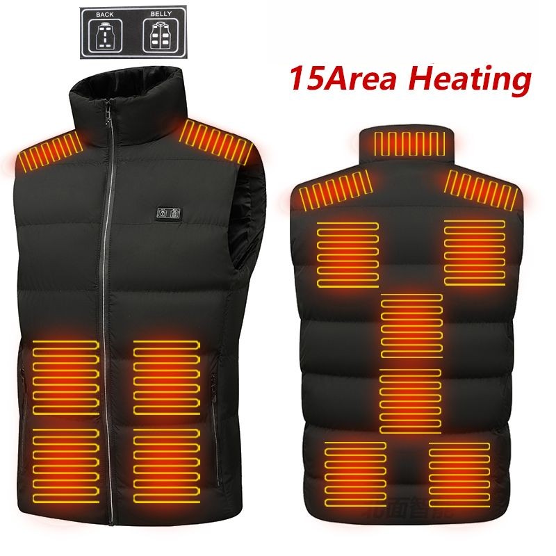 Women's Two-Touch 15 Zones Heated Vest