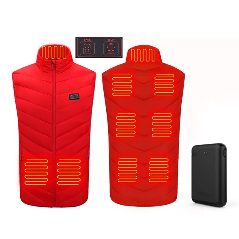 2024 Updated Version Two-touch LED Controller Heated Vest For Men & Women （With Battery Pack）
