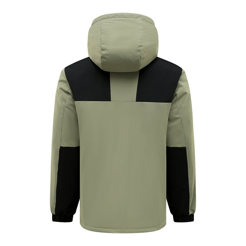 2025 Cotton Heating Jacket for Men & Women Waterproof  Windproof and Velvet 360° All-Round Large Area Heating (With Battery)