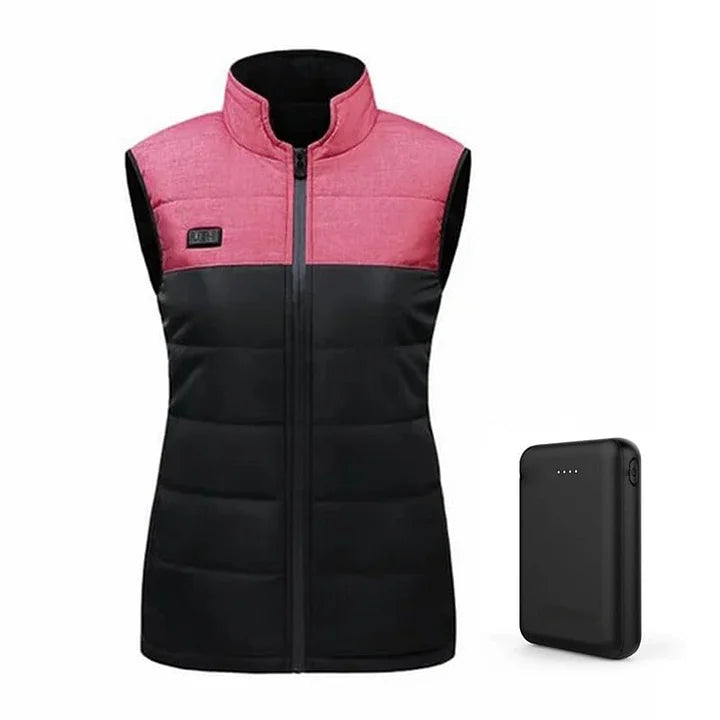 2025 Updated Version Two-touch 15Heat Zones LED Controller Heated Vest For Men & Women (With Battery Pack)