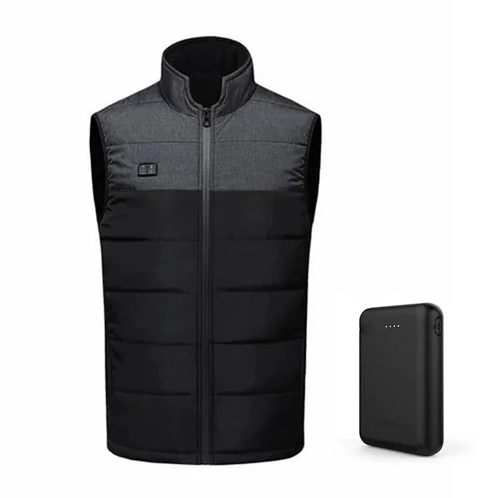 2025 Updated Version Two-touch 15Heat Zones LED Controller Heated Vest For Men & Women (With Battery Pack)