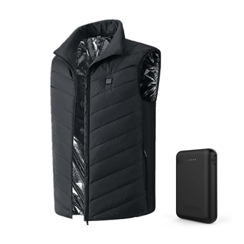 2024 Updated Version Two-touch LED Controller Heated Vest For Men & Women （With Battery Pack）