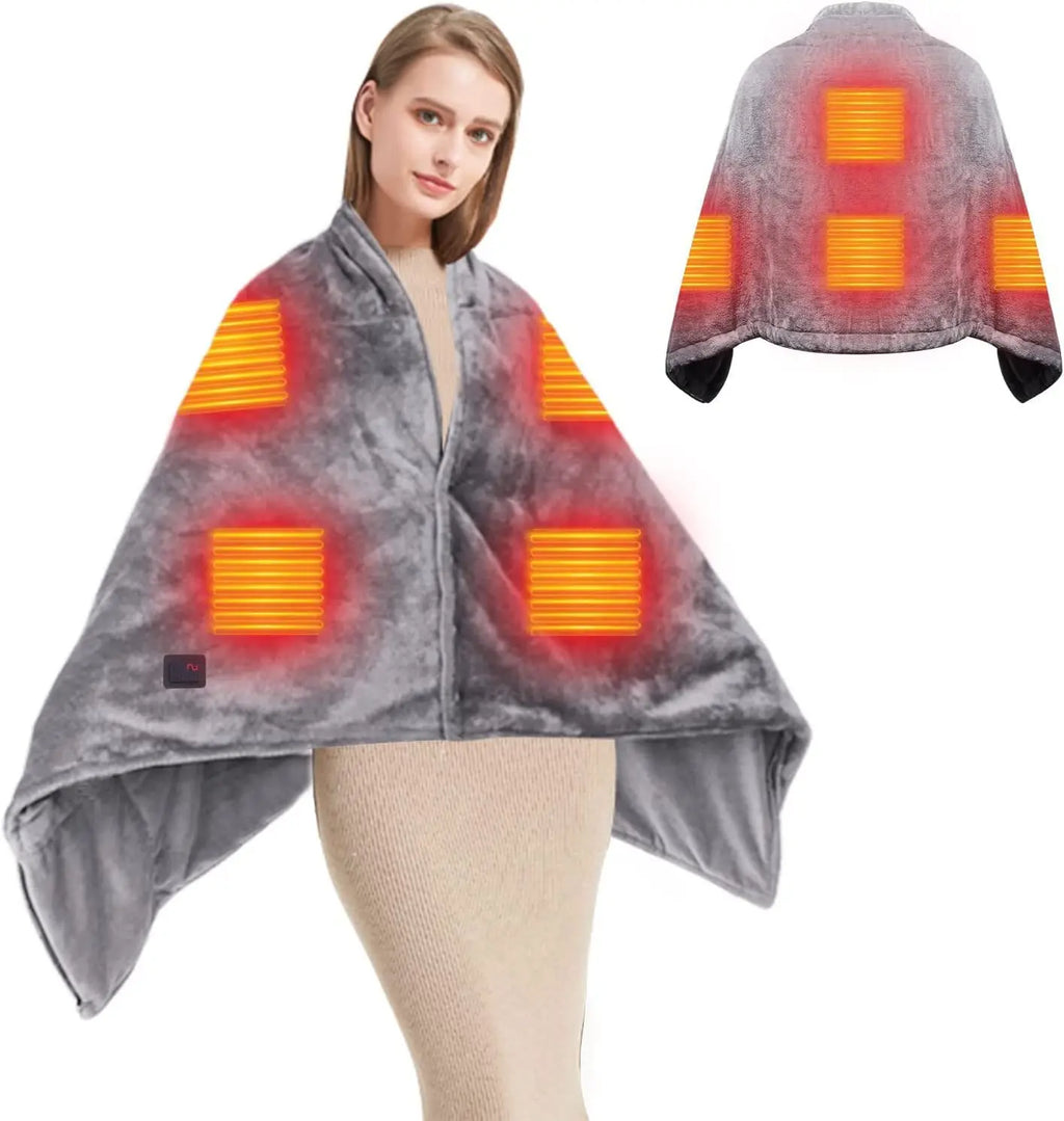 2025 New Heated Shawl Heating Blanket