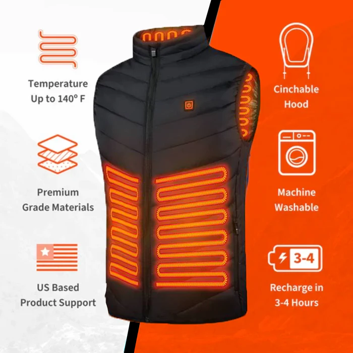 Heated Vest For Men & Women（with Battery）